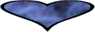 Button blue heart