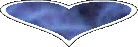 Button blue heart dark